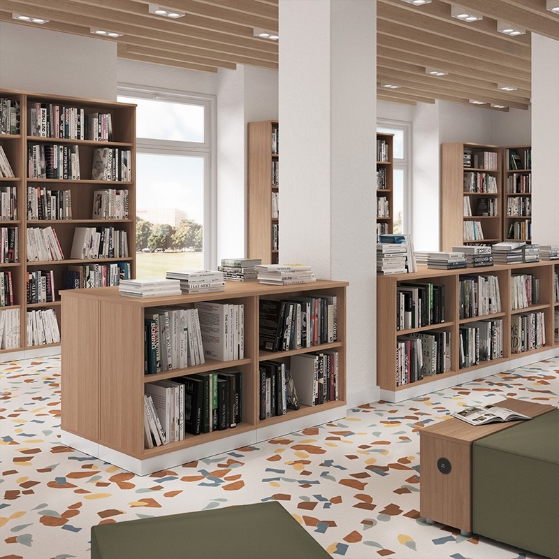 Estantería Oficina Madera Oh Systems de Mobel Línea - Montiel