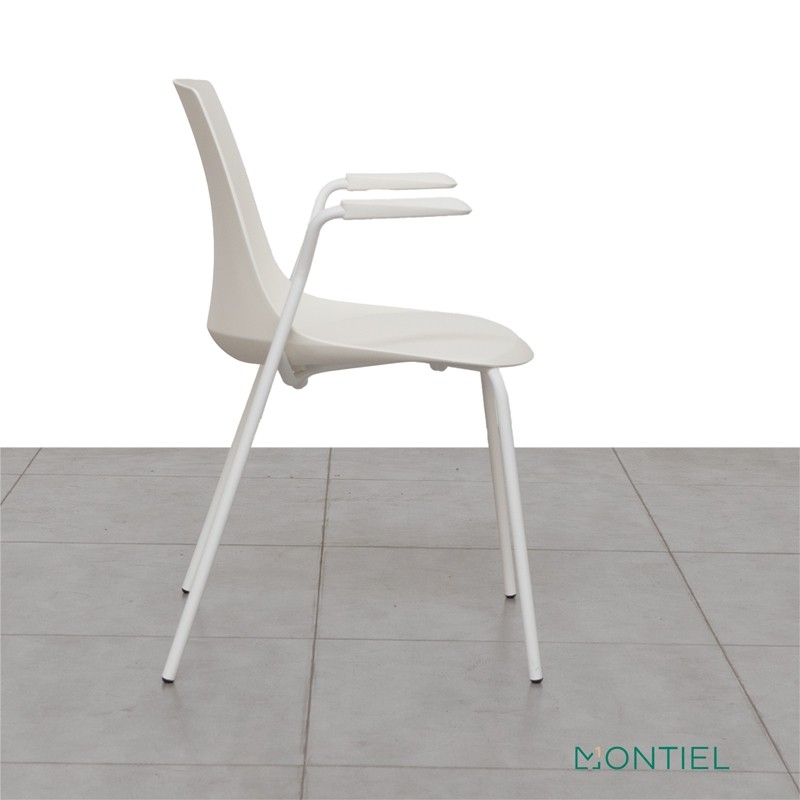 Silla  Blanca para Recepciones MM1632 - Montiel