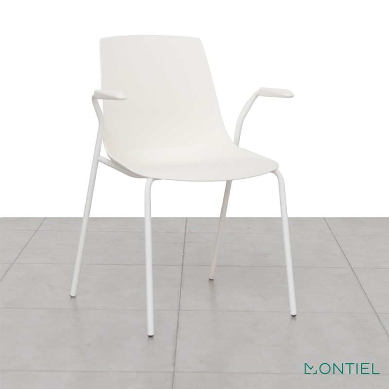 Silla  Blanca para Recepciones MM1632 - Montiel