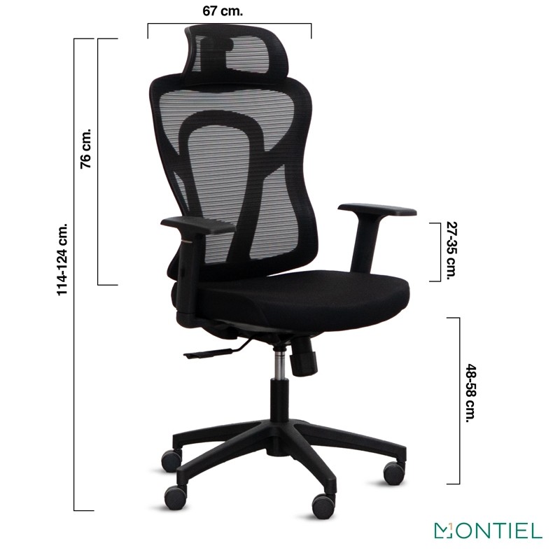 Silla Ergonómica Giratoria Cali de Euromof