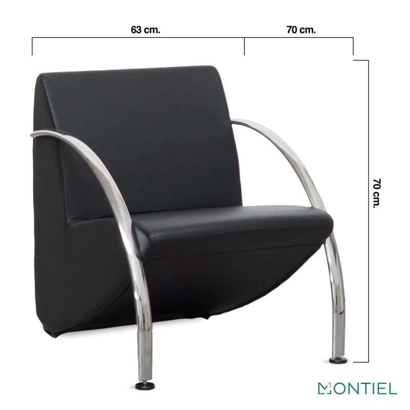 Bancada de Espera 1 plaza MM1634 de Montiel