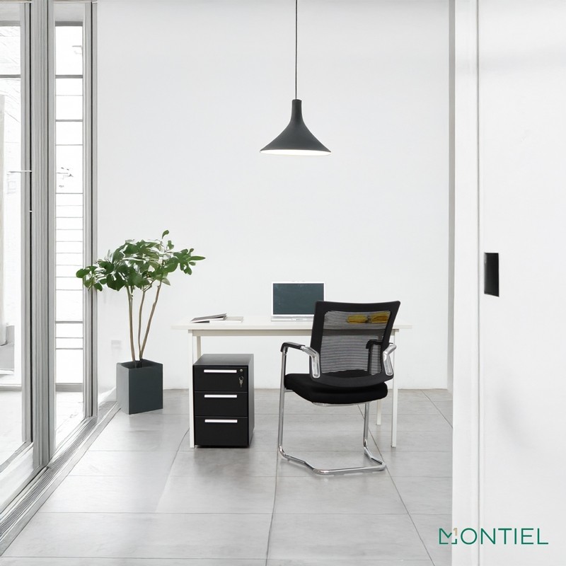 Cajonera 3 cajones Metálica Negra de Steelcase - Montiel