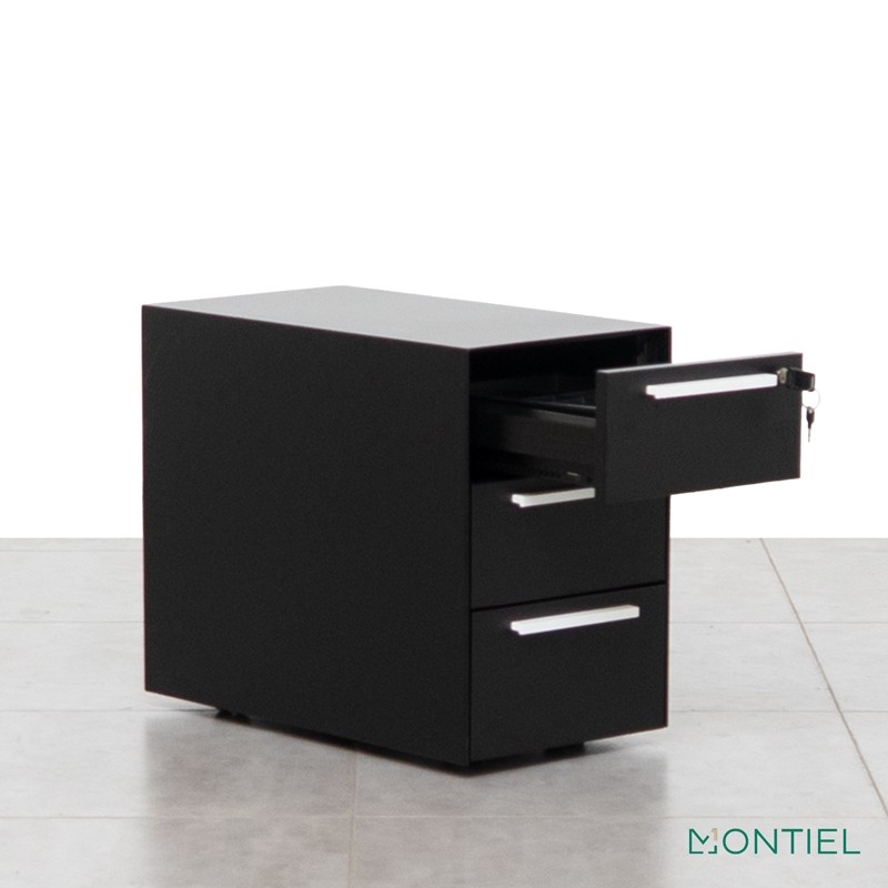 Cajonera 3 cajones Metálica Negra de Steelcase - Montiel