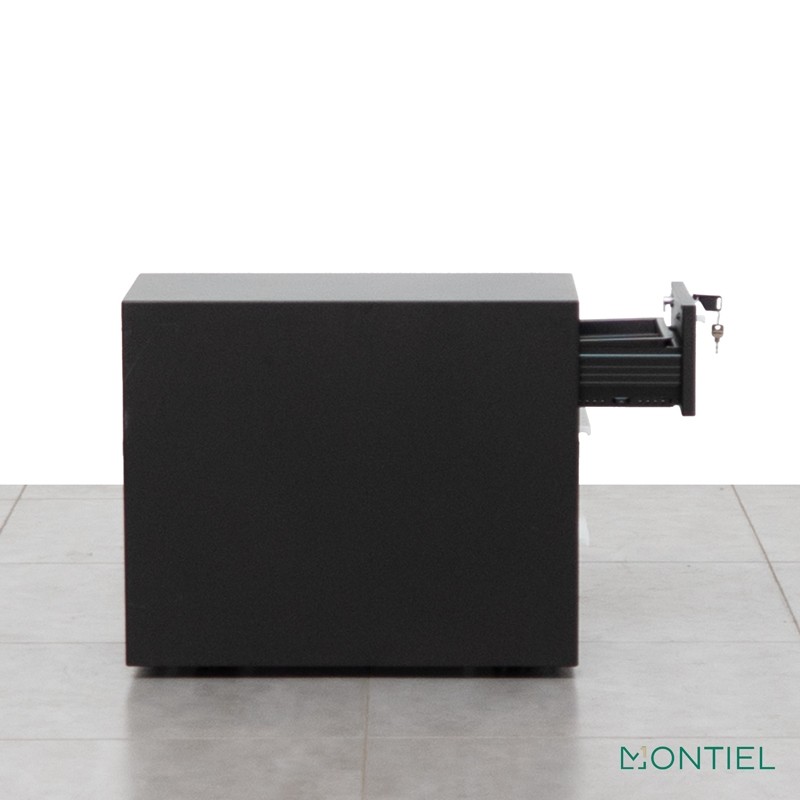 Cajonera 3 cajones Metálica Negra de Steelcase - Montiel