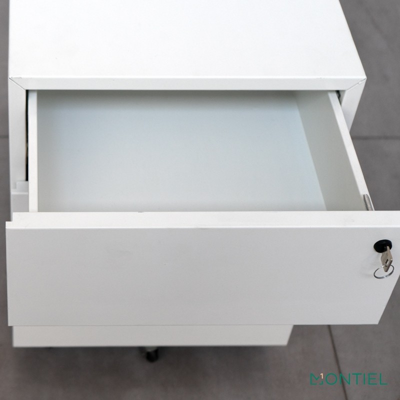 Cajonera Blanca cajón y archivo con Ruedas MM1061