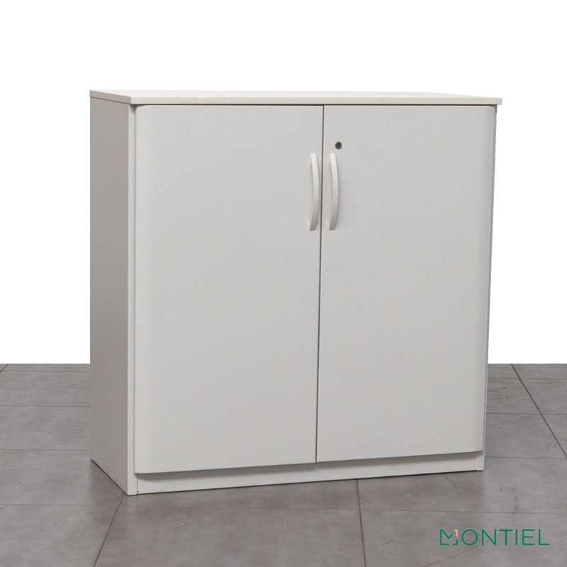 Armario Metálico Puertas Batientes Blanco de Steelcase