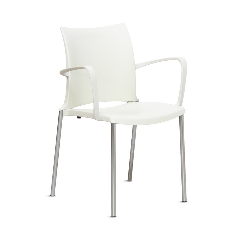 Silla Blanca 4 patas para Recepción de Akaba - Montiel