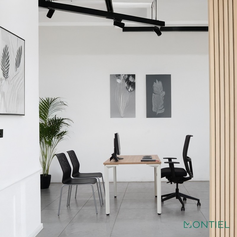 Silla Confidente Gris Urban Bloc de Actiu -  Montiel