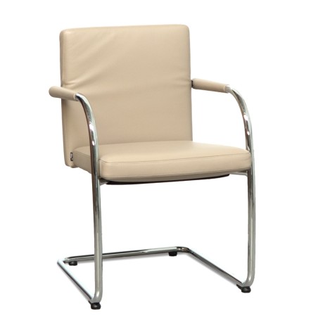 Silla Confidente Beige de Diseño Visasoft de Vitra - Montiel