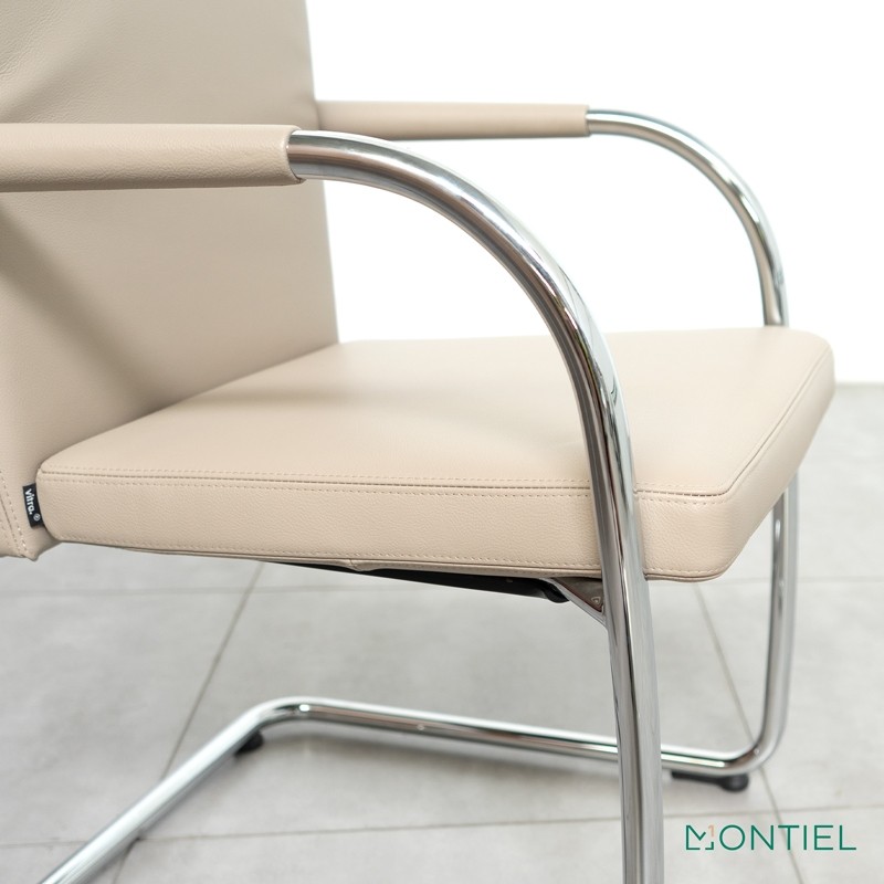 Silla Confidente Beige de Diseño Visasoft de Vitra - Montiel