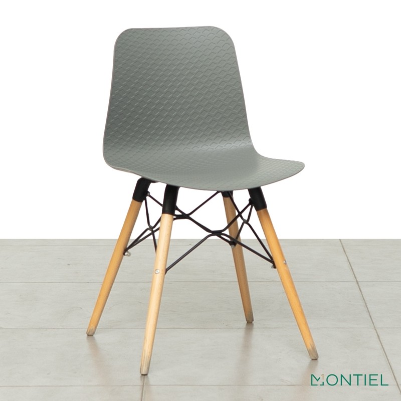 Silla Sala de Espera Gris Nut de Mobel Línea - Montiel