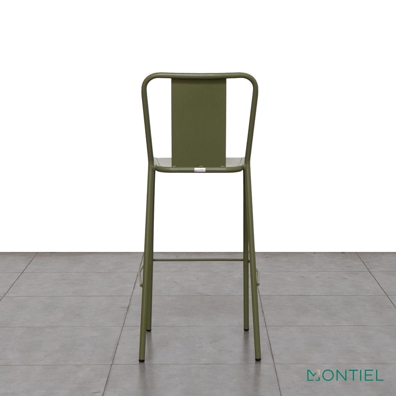 Taburete Alto Metálico Verde MM1645 - Montiel