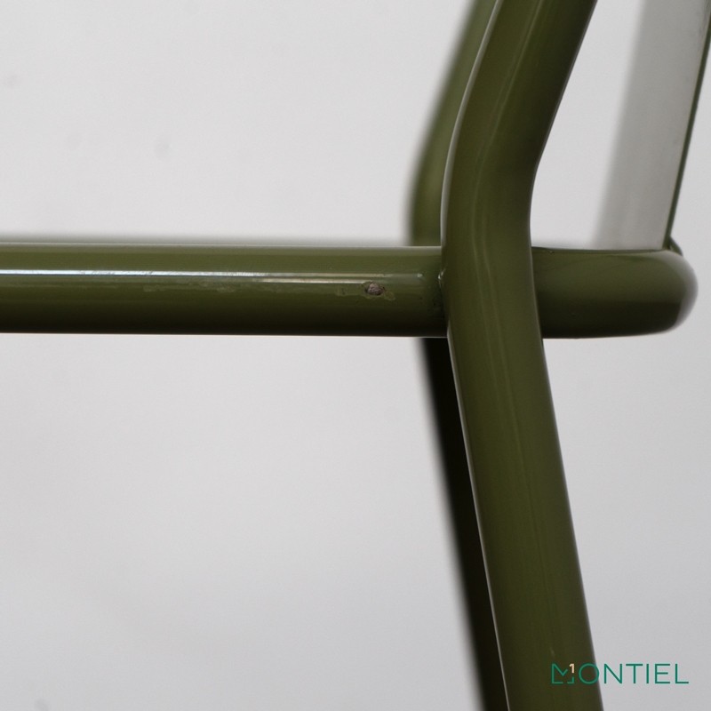 Taburete Alto Metálico Verde MM1645 - Montiel