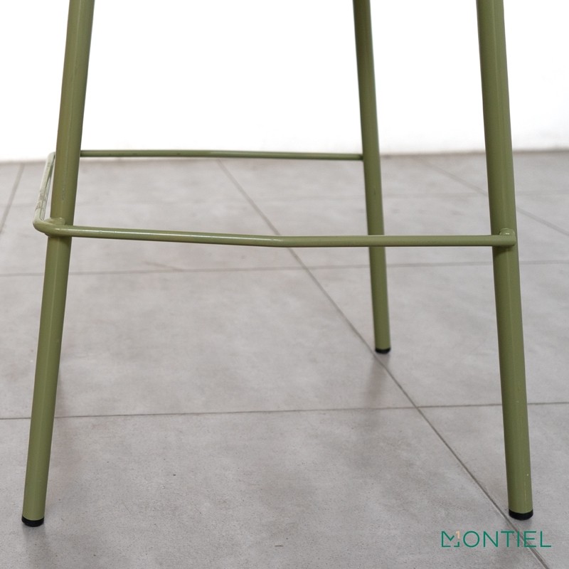 Taburete Alto Metálico Verde MM1645 - Montiel