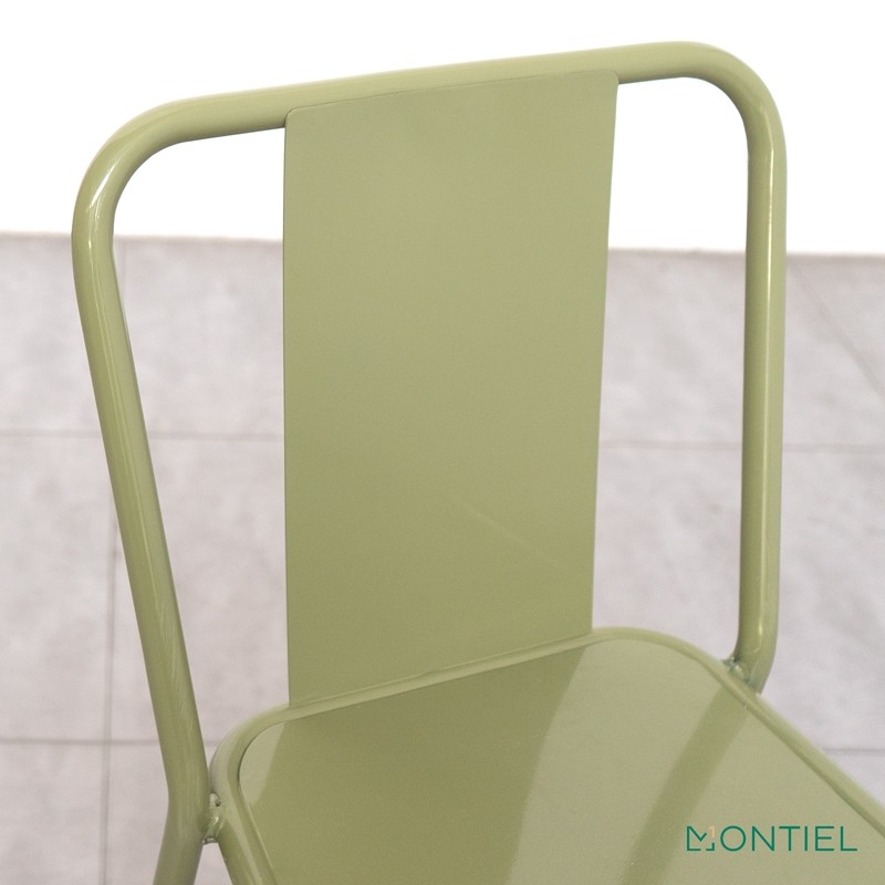 Taburete Alto Metálico Verde MM1645 - Montiel