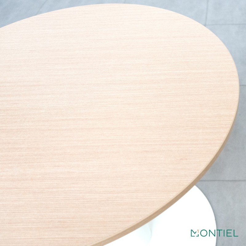 Mesa Reuniones Redonda Estilo Nórdico ø80 cm - Montiel