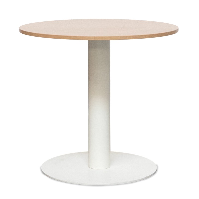 Mesa Reuniones Redonda Estilo Nórdico ø80 cm - Montiel