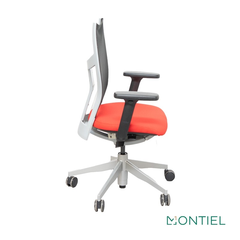 Silla Ergonómica Giratoria Roja Zas de Dynamobel - Montiel