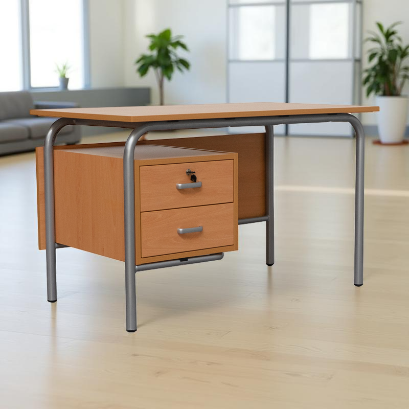 Mesa Colegio con Faldón Mod. Newton Educación by Kunna