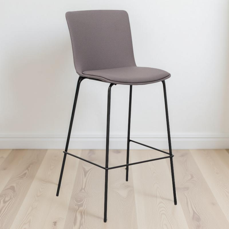 Taburete Alto con Respaldo Glove de Forma 5 - Montiel