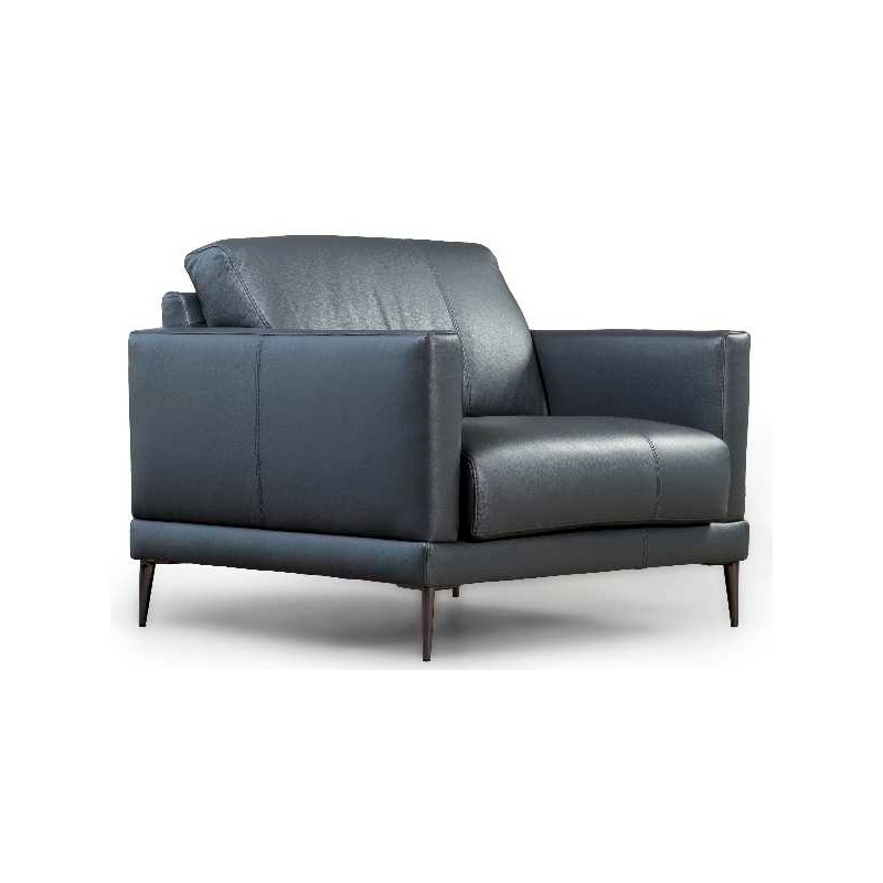 Sofá 1 Plaza Tapizado en piel Mod. Doha - Montiel