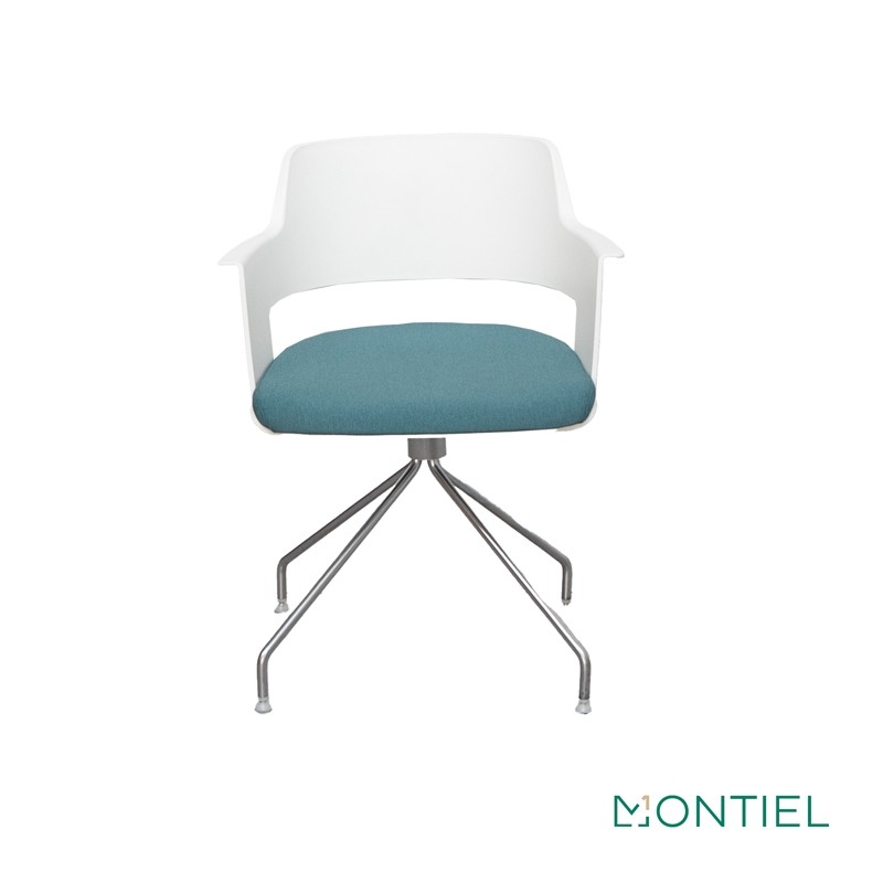 Silla Blanca para Salas de Espera de Forma 5 - Montiel