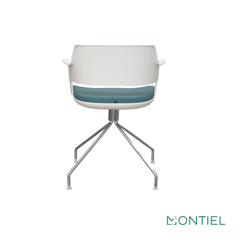 Silla Blanca para Salas de Espera de Forma 5 - Montiel