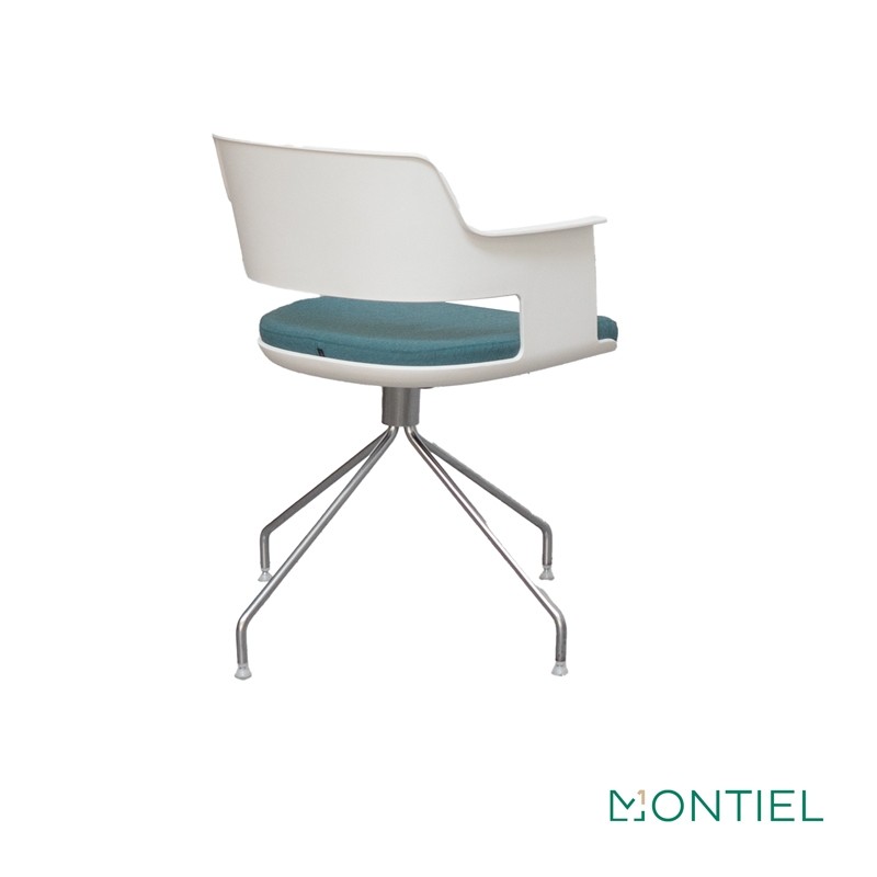 Silla Blanca para Salas de Espera de Forma 5 - Montiel