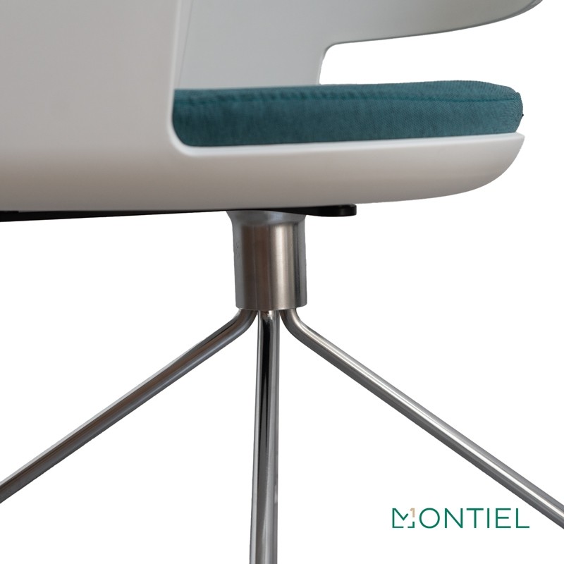 Silla Blanca para Salas de Espera de Forma 5 - Montiel