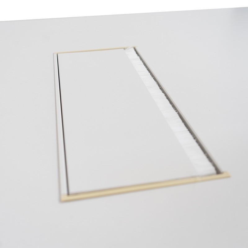 Mesa Blanca Elevable con Pantalla Táctil - Montiel