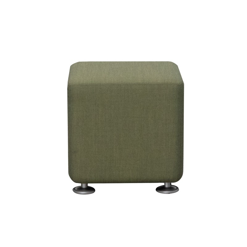 Asiento Puff Tapizado en Verde de Steelcase - Montiel