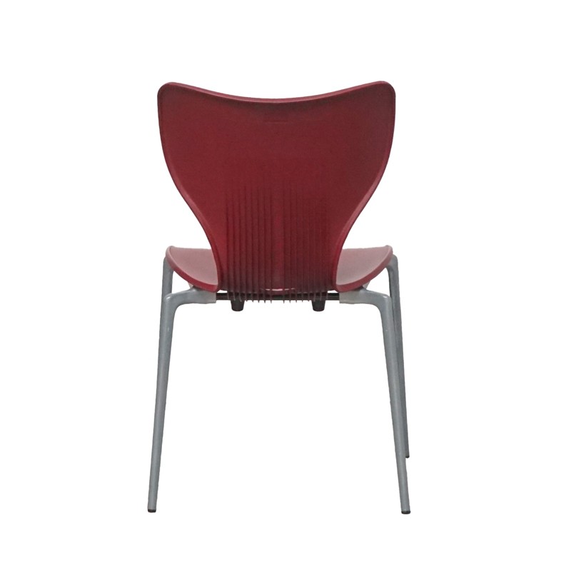 Silla Confidente Plástico Color Granate de Akaba - Montiel