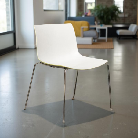 Silla Catifa Salas de Espera Color Lima de Arper - Montiel