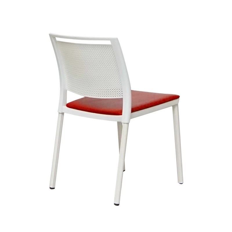 Silla Confidente Blanca de Forma 5 - Montiel