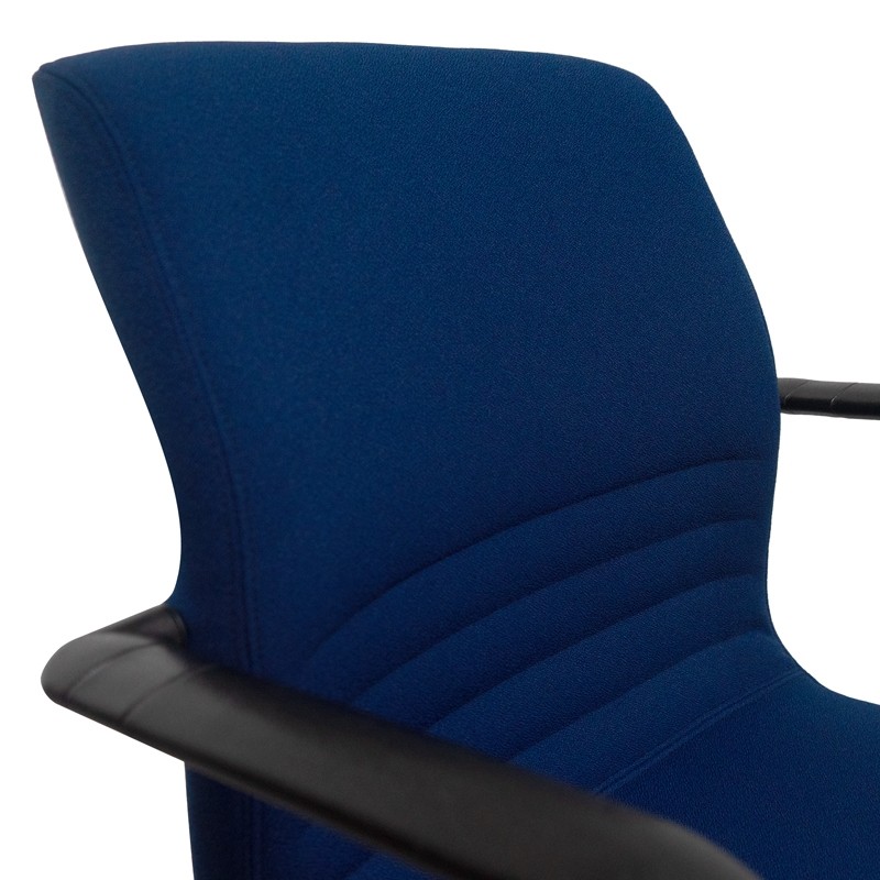 Silla Giratoria Plástico Negro Tapizada de Gil Estevez - Montiel