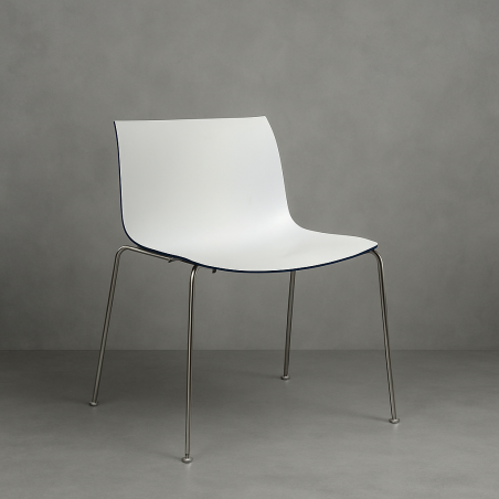 Silla Catifa Salas de Espera Color Azul de Arper - Montiel