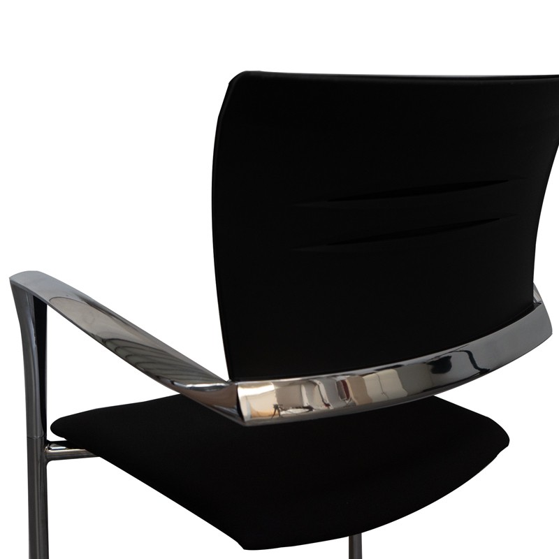 Silla Confidente Oficina Cromada Zas de Dynamobel - Montiel