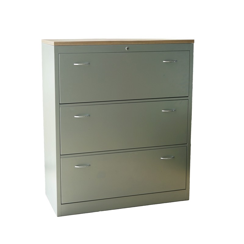 Archivador Gris 3 Cajones Metálico MM1677 de Montiel