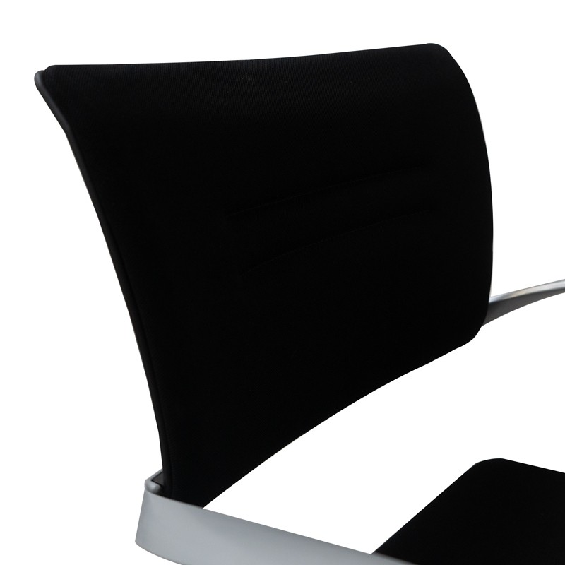 Silla Oficina Confidente Patín Gris Zas de Dynamobel - Montiel