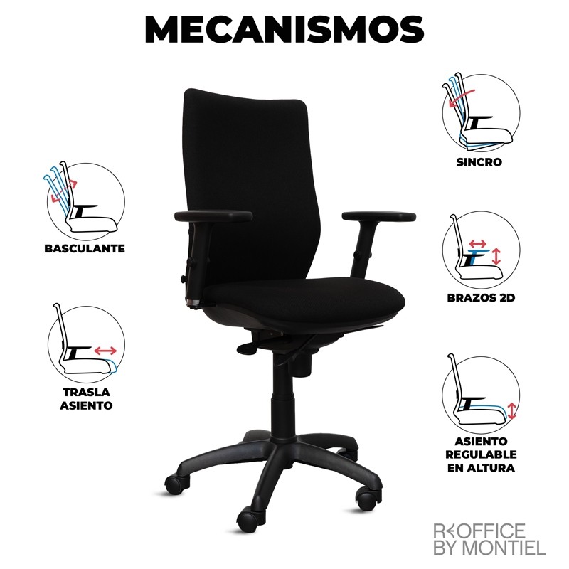 Silla Ergonómica Oficina Vela de Luyando - Montiel