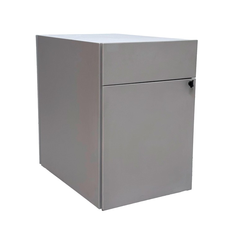 Cajonera Gris Metálica Cajón y Archivo de Temo - Montiel