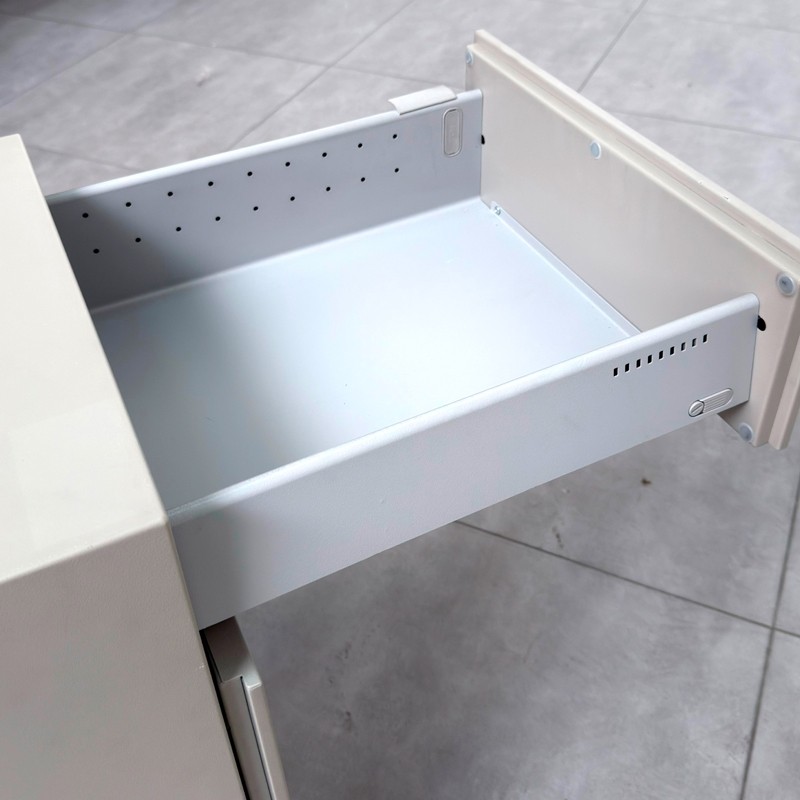 Cajonera Gris Metálica Cajón y Archivo de Temo - Montiel