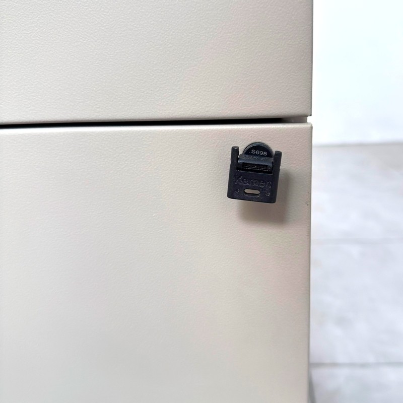 Cajonera Gris Metálica Cajón y Archivo de Temo - Montiel