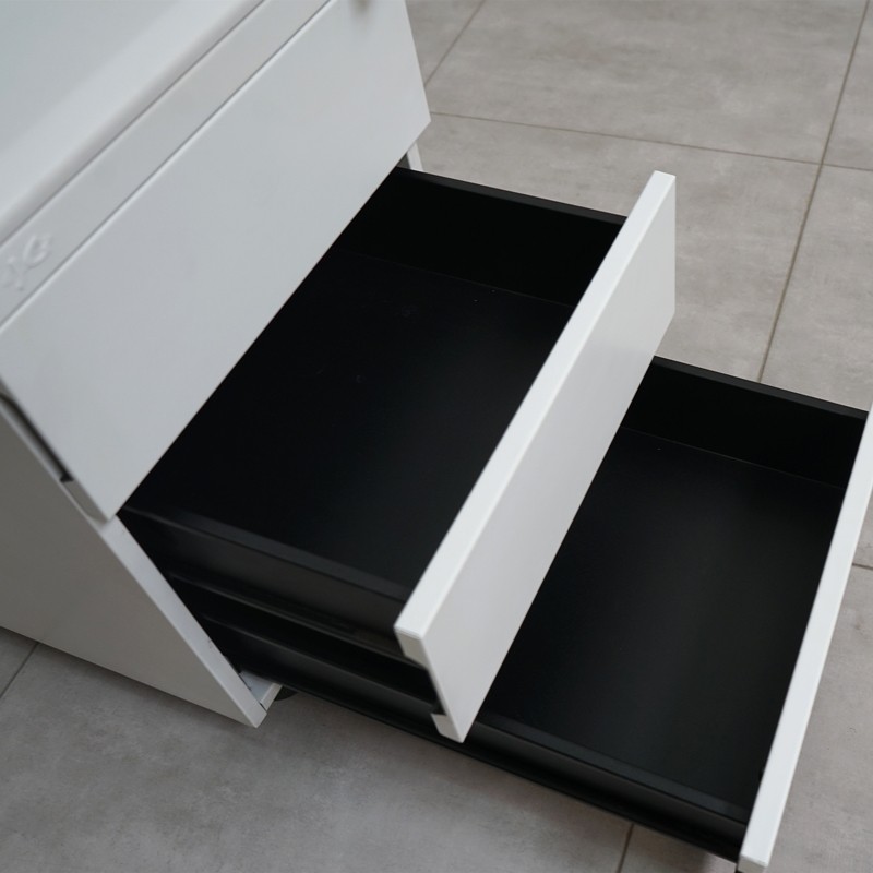 Cajonera 3 Cajones Gris Metálica de JG - Montiel