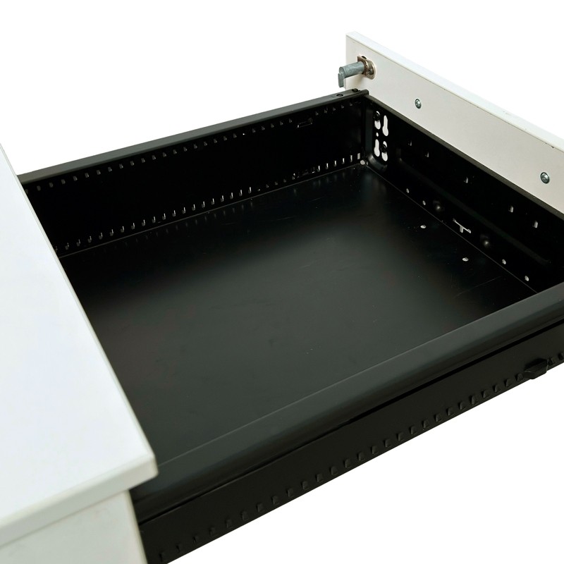 Cajonera Madera Blanca con 2 Cajones de Steelcase - Montiel