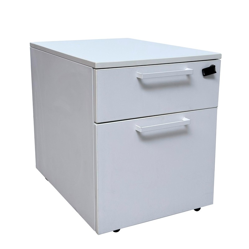 Cajonera Blanca Móvil con Archivador de Steelcase - Montiel