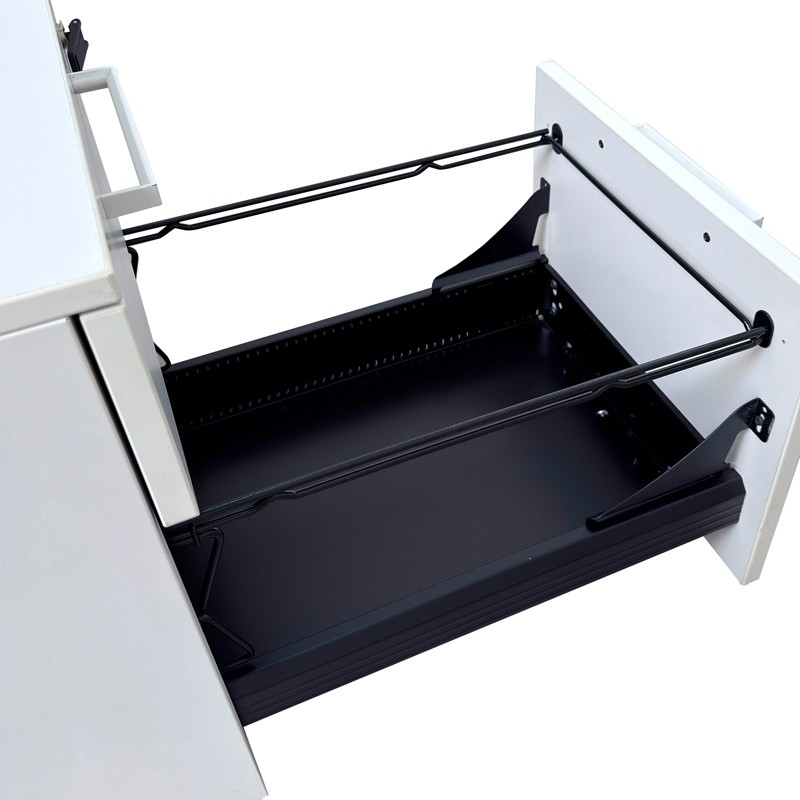 Cajonera Blanca Móvil con Archivador de Steelcase - Montiel