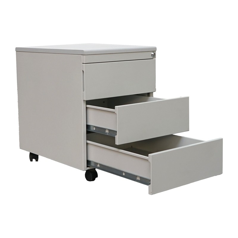 Cajonera Gris 3 Cajones Metálica MM1679 de Montiel