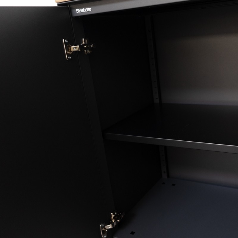 Armario Puertas Abatibles Grafito de Steelcase - Montiel