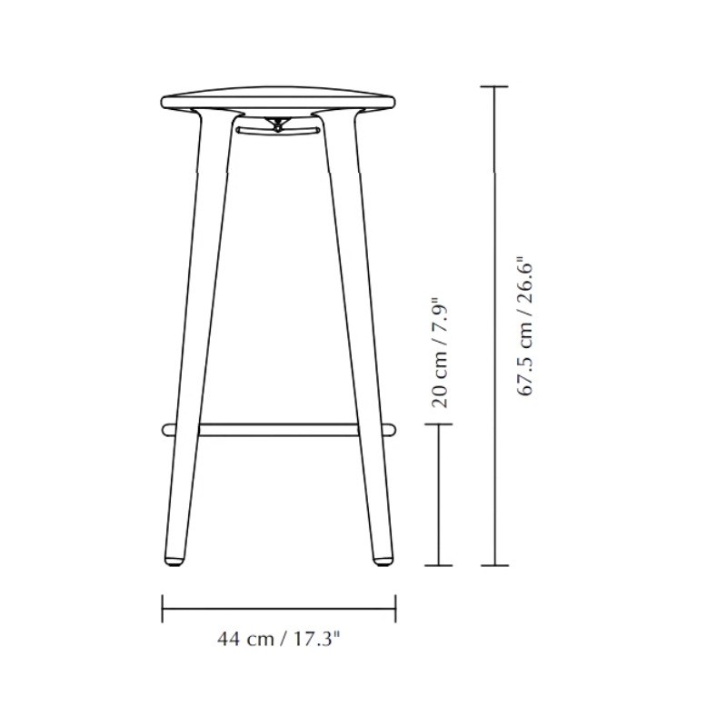Taburete de Diseño The Socialite Counter Stool - Montiel